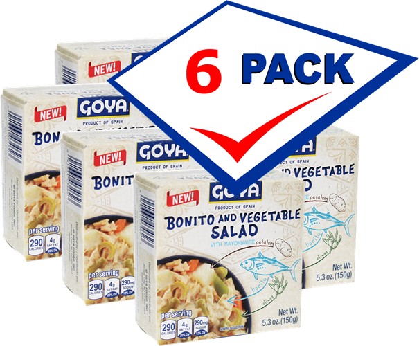 Goya Bonito and Vegetable Salad (Russian Style) 5.3 oz Pack of 6